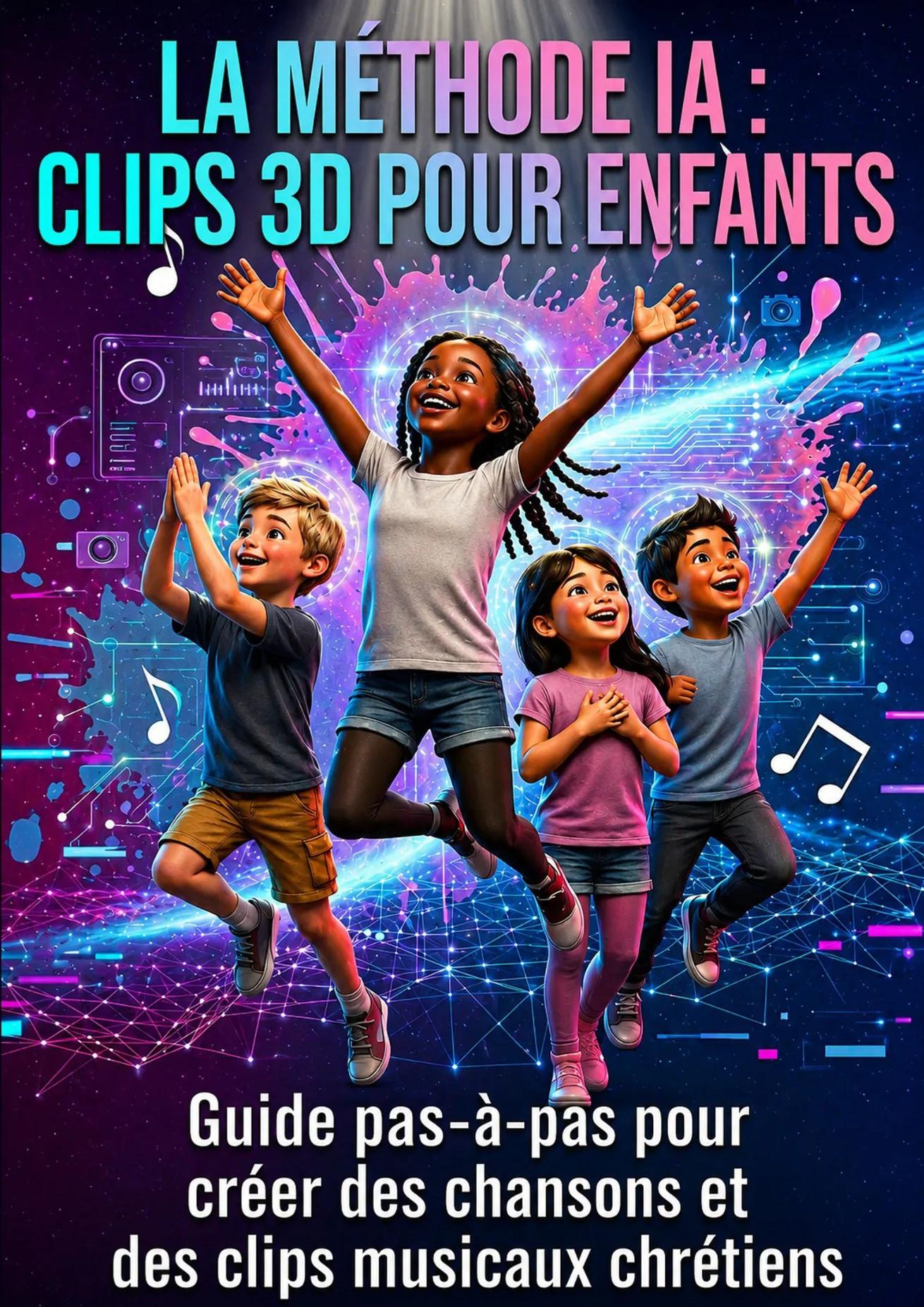 Couverture du livre « La méthode IA : clips 3D pour enfants »