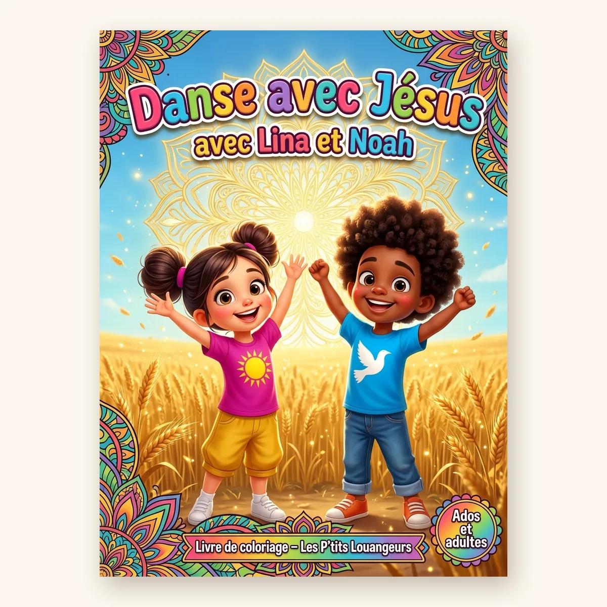 Danse avec Jésus — Coloriage gratuit ados et adultes (PDF)