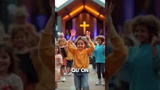 Clip : On chante fort à l’église ! 🎤🧒 | Louange pour enfants joyeux 💛 #ÉgliseOuverte
