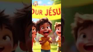 Clip : Tape Tape Tape Pour Jésus 👏 Louange Enfants #Shorts