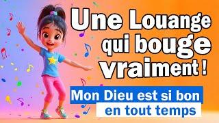 Clip : Mon Dieu est si bon en tout temps  – Louanges pour enfants 2025 !
