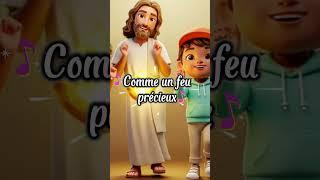 Clip : Jésus Je T'Aime 💛 Louange Enfant #shorts