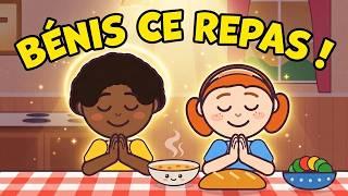 Clip : Bénis ce repas Seigneur | Comptine chrétienne pour enfants | Les P’tits Louangeurs