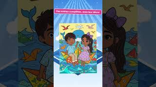 Clip : Livre de coloriage chrétien 6-10 ans « Je suis enfant d'un grand Dieu » 🎨⛵