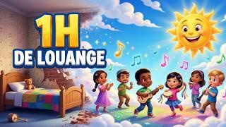 Clip : 1H de Joie avec Jésus ! ☀️ Méga Compilation de Chansons Chrétiennes pour Enfants