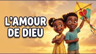 Clip : L'Amour de Dieu 🪁 Chanson Chrétienne pour Enfants | Dessin Animé 3D